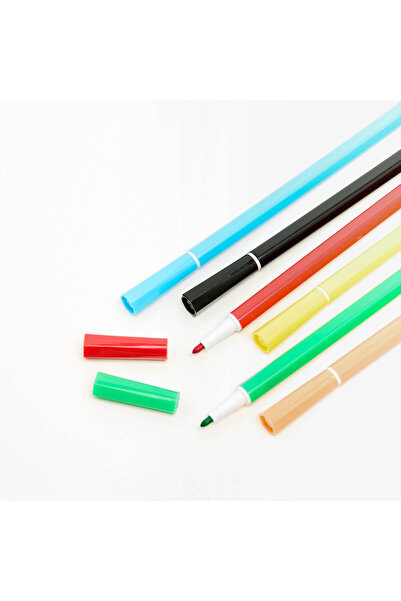 Lifestyle أقلام تحديد فيندز متنوعة ذات رأس دقيق - مجموعة من 6 قطع