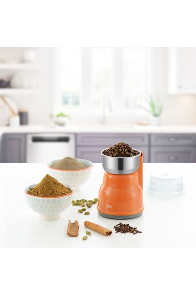 JANO Electric Coffee Grinder – 300w – 120g – Orange Color