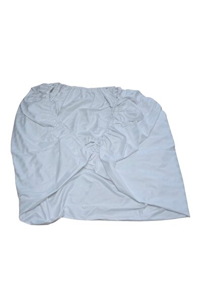 ARIALE Ariale Royal Damask Fitted Sheet, 180 X 200 X 35 cm, White