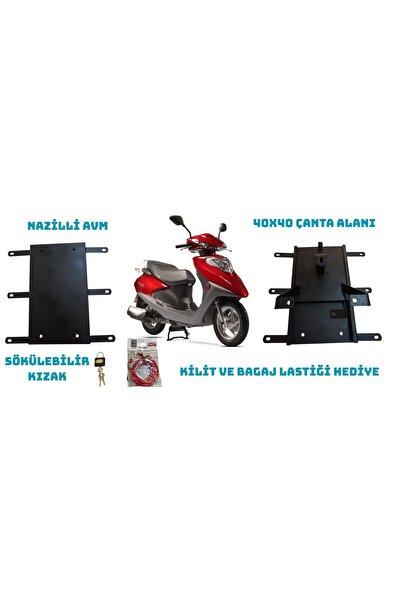 NAZİLLİ AVM CEO 110 VE 125 KIZAKLI KURYE PAKET ÇANTA DEMİRİ