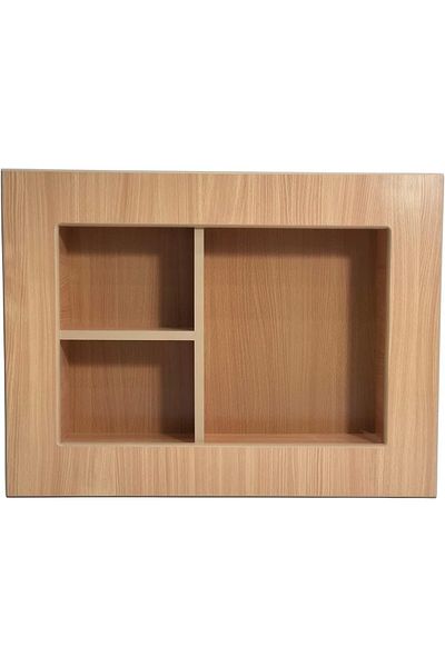 Woode+ Wooden Air Conditioner Cover, Stylish Window Type Cover with Thermal Insulation, 18mm Thick Durable Wooden Structure Air Conditioner Cover