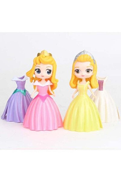 COOYA 6-Piece Princess Dolls And Dresses Set In Vibrant Colors Party Favors Collection For Kids Upto 3