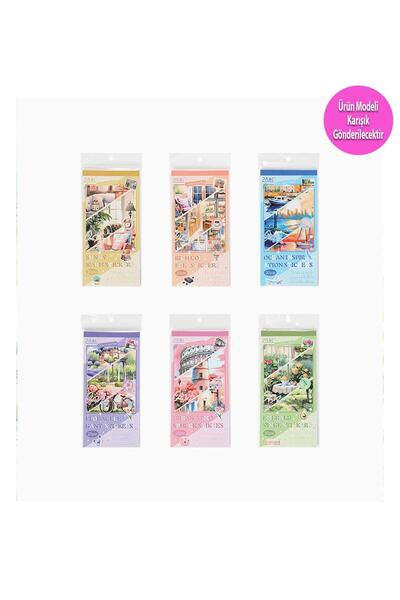 Gift Moda 20 Pages Thematic Scrapbook Sticker Book – Decorative Sticker Set