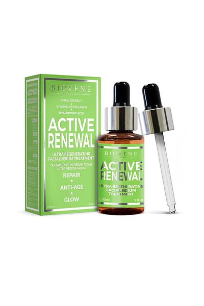 BIOVENE Ser facial anti-imbatranire cu extract de melc ACTIVE RENEWAL 30 ml