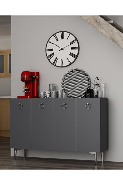 DEMONTE DECOR EFESDD KAHVE KÖŞESİ ANTRASİT-ANTRASİT-GÜMÜŞ
