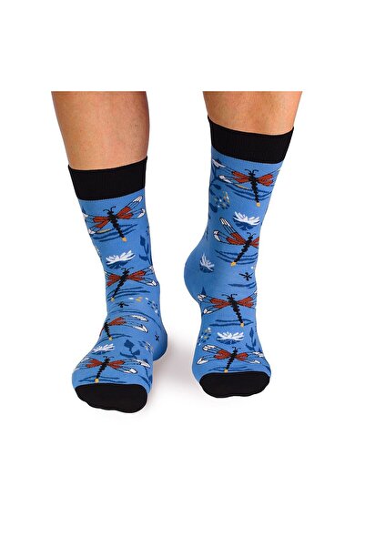 Pirin Hill Sosete bumbac Fine Cotton Sealife Libelula Albastru