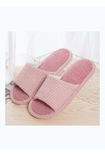 fun zone Joychic Striped Bedroom Slippers