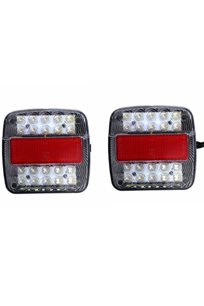 Choice1 2pcs 1/2Pcs 12V Car Trailer Trucks Tail light Car 20 LED Rear Tail Li...