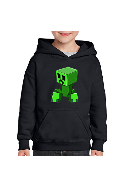 OEM Hanorac copii Green Creeper Minecraft