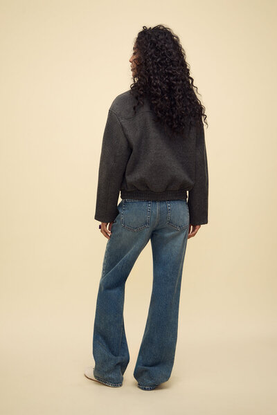 Stradivarius Yumuşak Dokulu Bomber Ceket