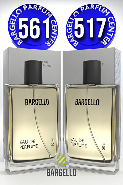 Bargello 561 Erkek 50 ml Parfüm Edp Fresh + 517 Woody Erkek Parfüm 50 Ml EDP