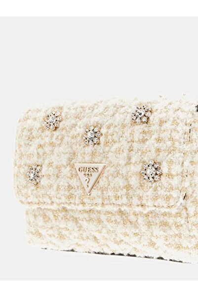 Guess Everlee Women's Wool Blend Shoulder Bag