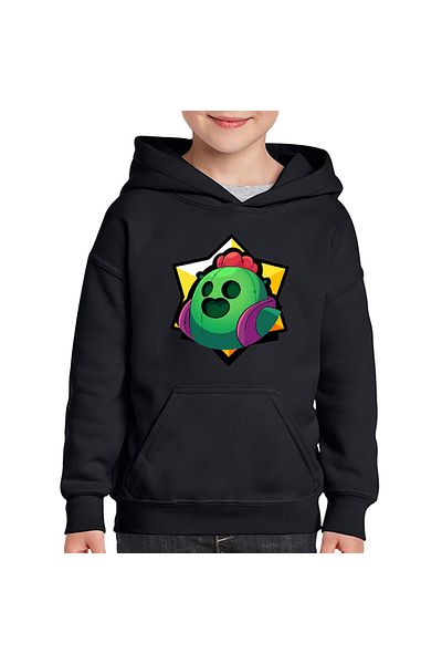 OEM Hanorac copii Brawl Stars Spike Green