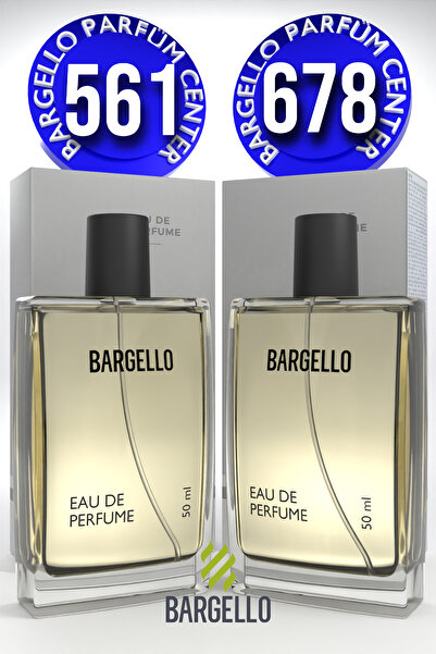 Bargello 561 Erkek 50 ml Parfüm Edp Fresh + 678 Woody Erkek Parfüm 50 Ml EDP
