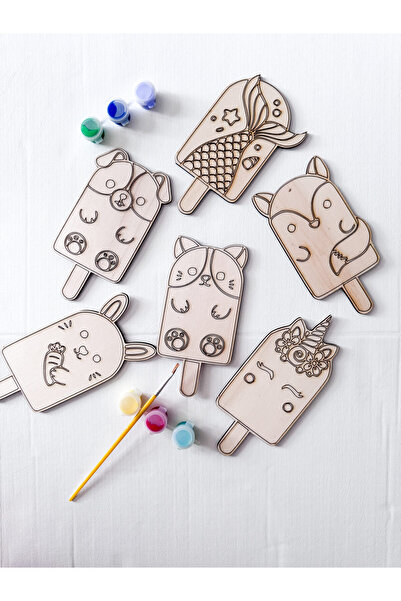 Baby Mara Puzzle Κιτ ζωγραφικής παγωτού με ζώα