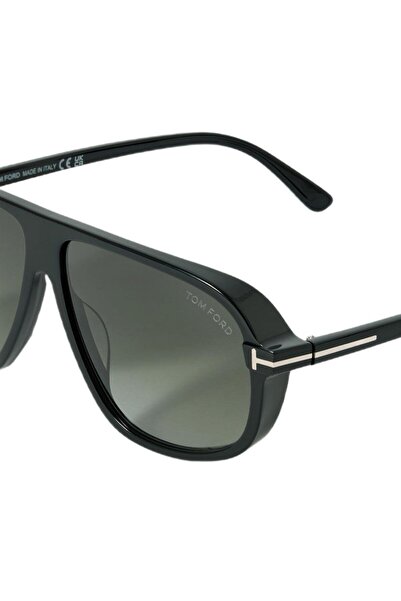Tom Ford Unisex Sunglasses Tf1208 Guillaume 01B 61-12, Acetate Black Frame
