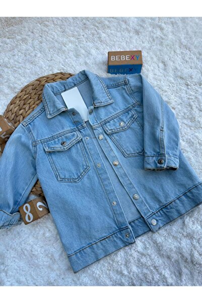BEBEXY BUTİK Jean Ceket Mickeyli