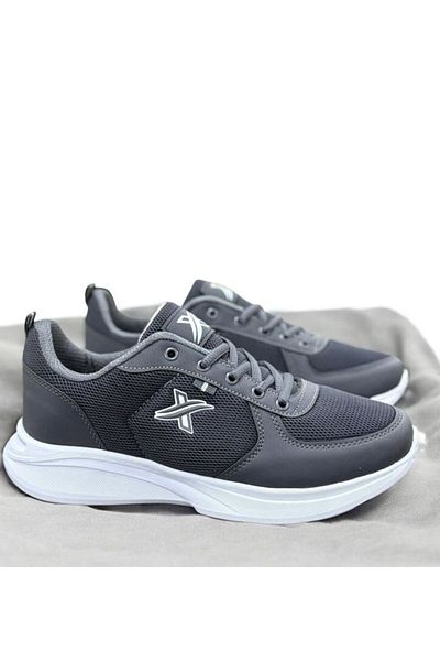 KANTEX Unisex Daily Gray Byz Anatomical Flexible Sole Lace-Up Sports Shoes Ergonomic Comfortable Breathable18