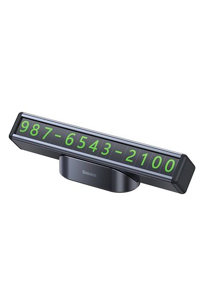 Baseus Suport pentru afișarea numărului de telefon auto, Baseus, negru