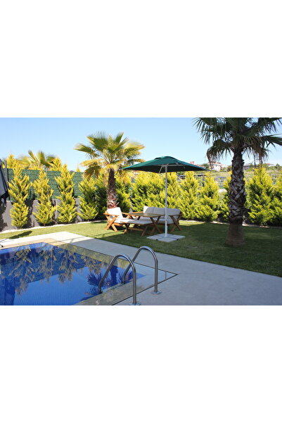 Sunlife 200×200 cm Polyester Kumaş Alüminyum Gövdeli Kare Şemsiye (AYAKSIZ) -...