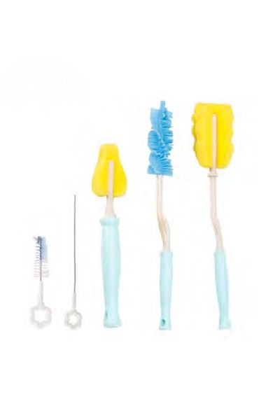Little Mom Set 5 periute de curatare biberoane suzete tetine Little Mom Blue