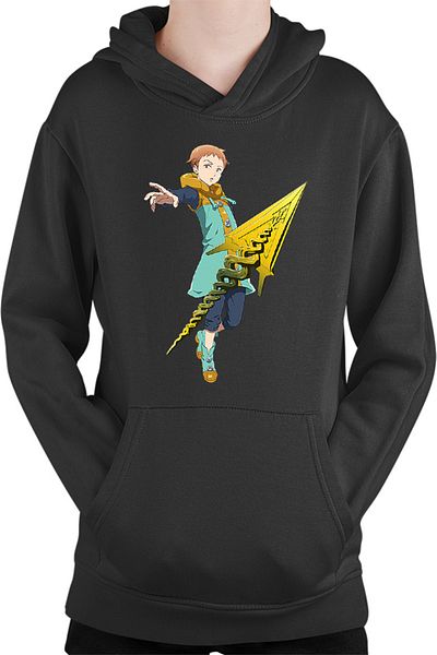 OEM Hanorac Copii Seven Deadly Sins King Polearm Strongest Anime Meme