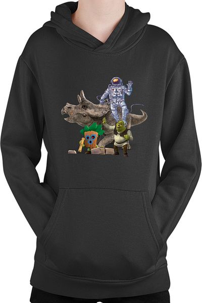 OEM Kids Sweatshirt Jurassic Park Shrek Astronaut NASA Brawl Stars