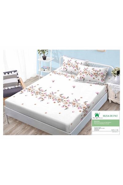OEM Bed sheet and pillowcases set, Finet, 3 pieces, 1 person, 160x200cm, multicolor printed