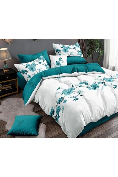 OEM Double Bedding Set, Finet, 6 Pieces, 230x250cm, Multicolor