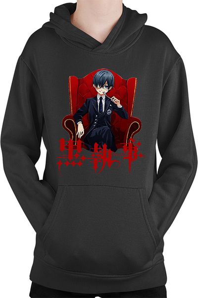 OEM Black Butler Ciel Family Manga Otaku Kids Hoodie