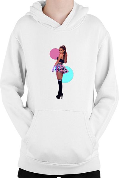OEM Ariana Grande Popular Singer Grammy Award Kind Hoodie for Kids
