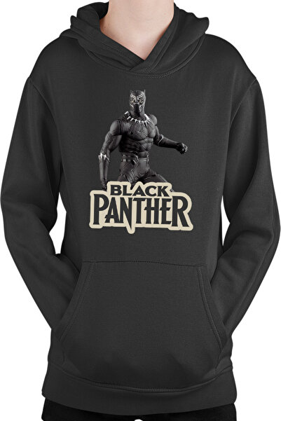 OEM Hanorac Copii Black Panter Vintage Logo Movie Universe Cartoon