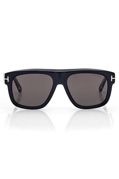 Tom Ford Unisex Sunglasses Tf1201 01A 56-17 Icon Collection Zeiss Lens, Acetate Black Frame