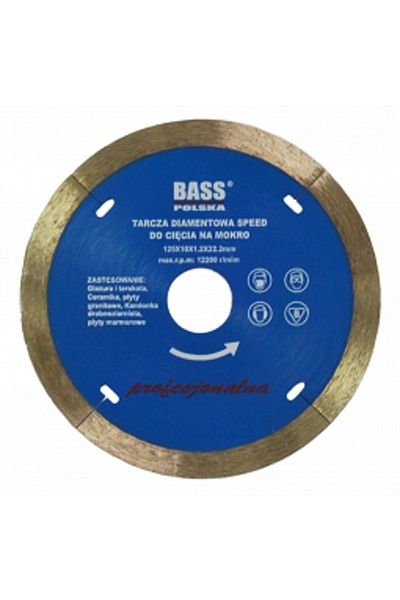 Bass Polska Tarcza diamentowa do cięcia na mokro 125mm