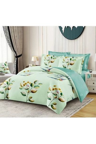 OEM Double Bed Linen, 6 Pieces, 2 Persons, 180x200 cm, Multicolor, M1