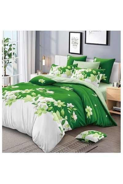 OEM Double Bed Linen Set, 6 Pieces, 245x250 cm, Modern and Elegant, Multicolor