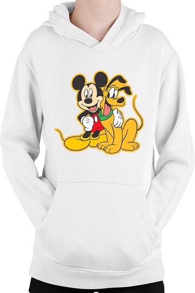 OEM Children's Sweatshirt Mickey Mouse Pluto Dog Best Friend Walt Disney