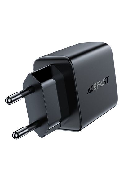 Acefast Încărcător de perete GaN 2x USB 18W QC 3.0 AFC FCP, alb