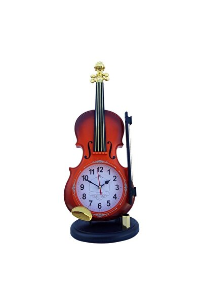 BV Table Clock, Violin Shape, 40 cm