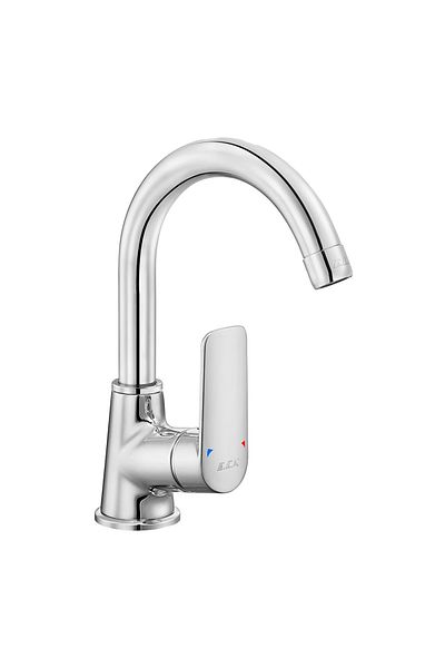 Eca Lia Sink Faucet with Swan Spout