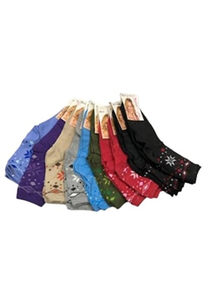 bony Set 20 șosete lungi de damă, multicolore cu model, mărimea 36-41
