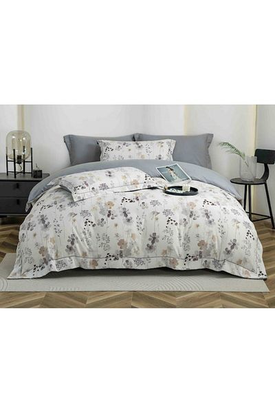 OEM Luxury Bedding Set, Jojo Home, Fine Cotton, 6 Pieces, 2 Persons, 180x200cm, Multicolor Floral Design