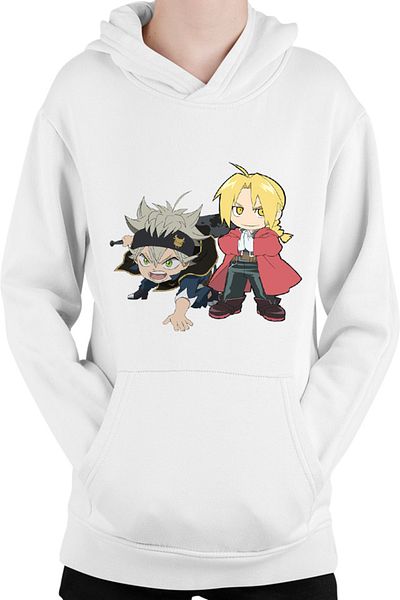 OEM Hanorac Copii Black Clover Asta Edward Elric Fantasy Alchemy Super Powers