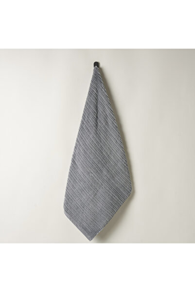 Boutique Blanche jacquard cotton bath towel, blue, 140*70cm