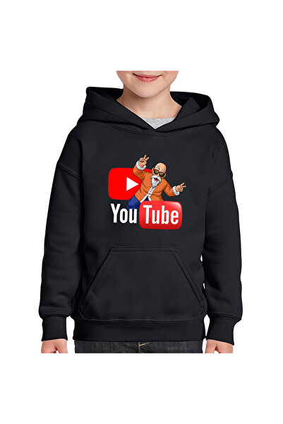 OEM Παιδικό Φούτερ με Κουκούλα Dragon Ball Z Youtuber Master Trainer Teacher ...