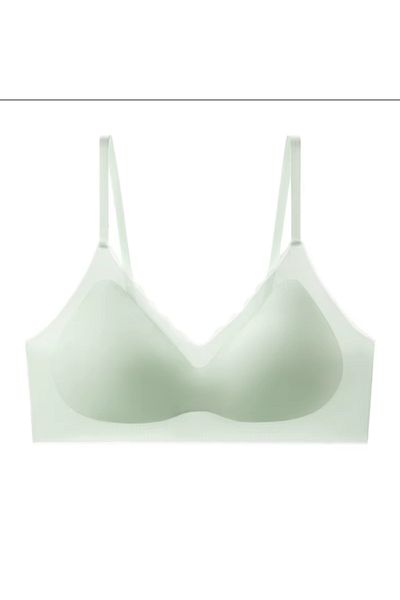 pae Breathable Ultra-Thin Lightweight Seamless Cooling Flawless Form Ice Silk Antibacterial Bra