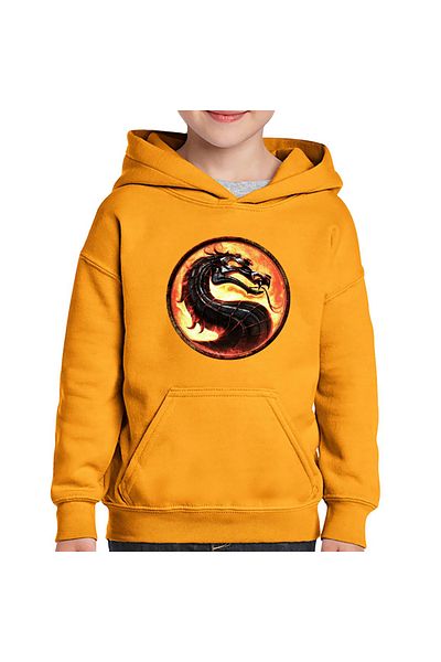 OEM Children's sweatshirt Mortal Kombat Logo Emblem Game Dragon Symbol