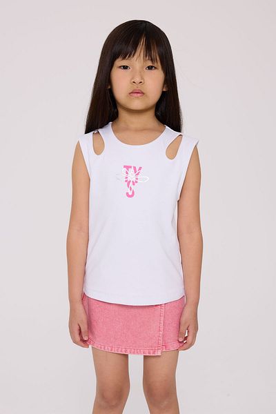 Tyess Girl White Undershirt