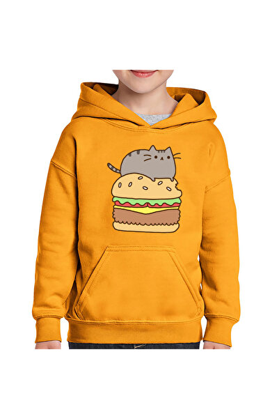 OEM Hanorac copii Pusheen Cat Hamburger Pisica Miorlaila Miau