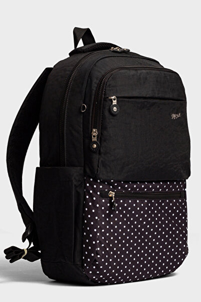 Go Veform Su Geçirmez Çok Cepli Sırt Çantası – Ortaokul, Lise ve Günlük Kullanım MYP2085 Siyah